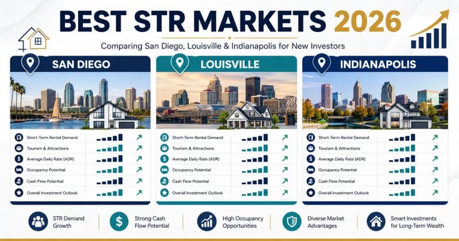 Best STR Markets 2026: San Diego, Louisville, Indianapolis