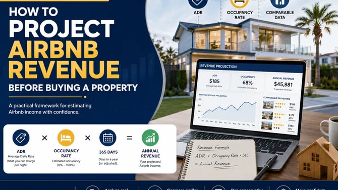 How to Project Airbnb Revenue Before Buying a Property
